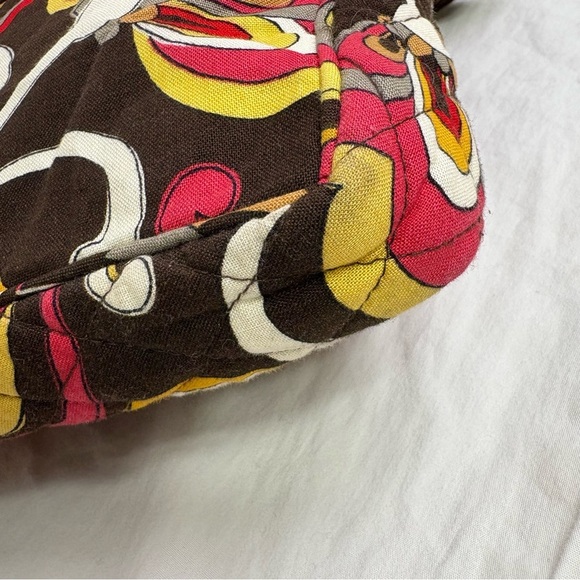 VERA BRADLEY Puccini Print Quilted Crossbody Messenger Bag Purse 60s 70s Boho - Picture 15 of 17